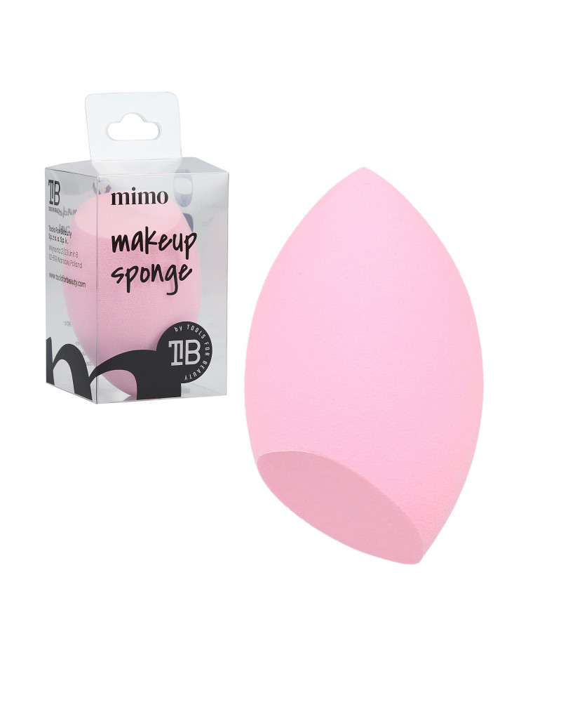 MIMO Olive Cut Makeup Sponge, Light Pink