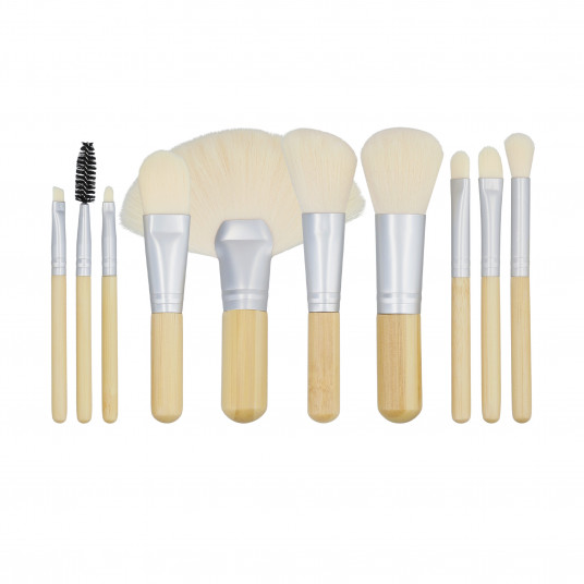 MIMO 10 Pcs Makeup Brush Set, Bamboo