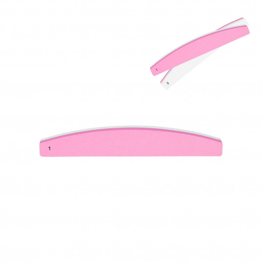 MIMO Doppelseitige Rosa Polierfeile, Bootsförmige 