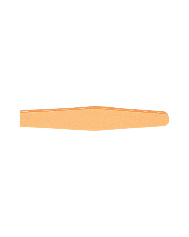 MIMO Doppelseitige Trapezförmige Orange Poliernagelfeile, Körnung 100/180 