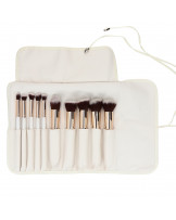 MIMO 10 Teilig Makeup Pinseln Set, Weiß