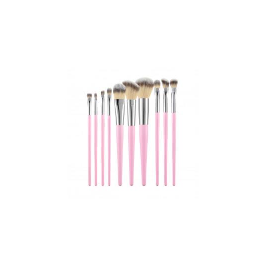 MIMO 10 Teilig Makeup Pinseln Set, Rosa