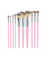MIMO 10 Teilig Makeup Pinseln Set, Rosa