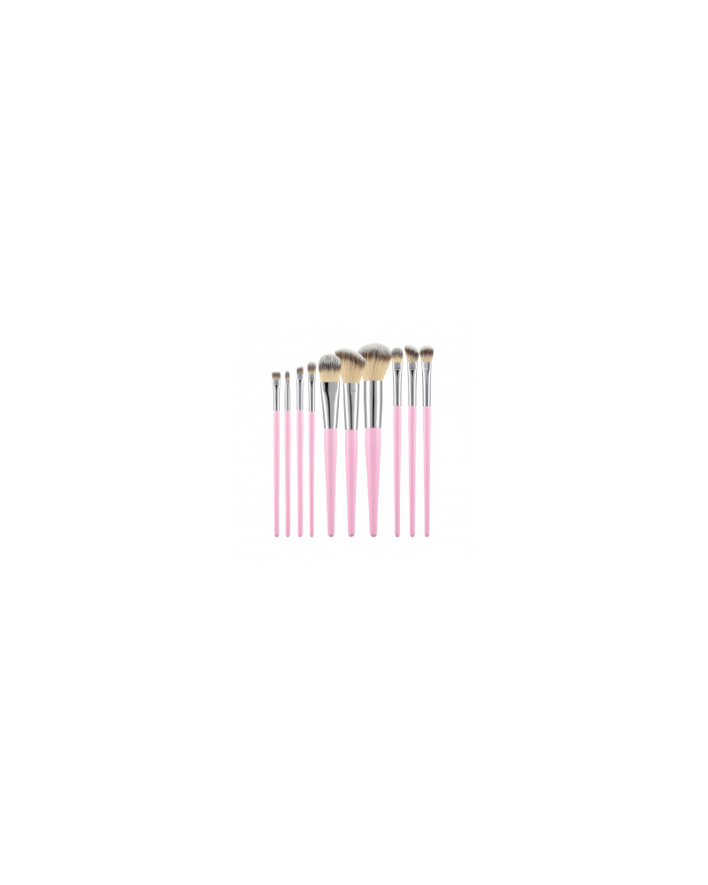 MIMO 10 Pcs Makeup Brush Set, Pink