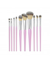 MIMO 10 Teilig Makeup Pinseln Set, Rosa