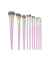 MIMO 10 Teilig Makeup Pinseln Set, Rosa