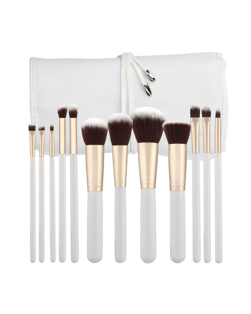 MIMO Professional Makeup brushes 12pcs set in White