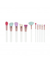 MIMO 11 stck Makeup Pinsel-Set mit Etui, Mehrfarbig