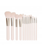 MIMO 12 Teilig Makeup Pinseln Set, Rosa 