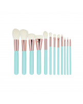 MIMO 12 stck Makeup Pinsel-Set mit Etui, Turkis