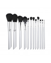 MIMO Set Mit 12 Make-up-Pinsel, Silber