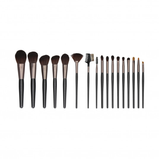 MIMO 18 pcs makeup brush set, Black