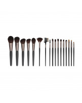 MIMO 18 stck Makeup Pinsel-Set, Schwarz