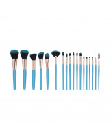 MIMO 18 stck Makeup Pinsel-Set, Blau
