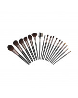 MIMO 18 stck Makeup Pinsel-Set, Schwarz