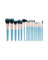MIMO 18 stck Makeup Pinsel-Set, Blau