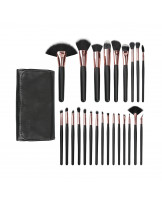 MIMO 24 Stück Make-up Pinsel Set, Schwarz