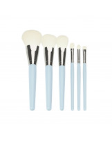 MIMO 6 Stück Make-up Pinsel Set, blau