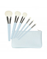 MIMO 6 Stück Make-up Pinsel Set, blau