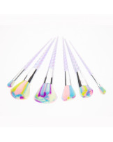 MIMO 6 Teilig Einhorn Makeup Pinsel Set 
