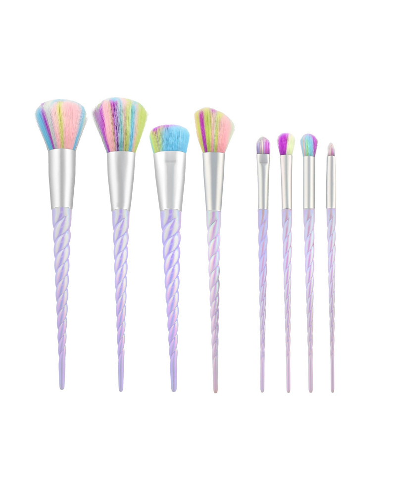 MIMO Zestaw 8 pędzli do makijażu, Unicorn