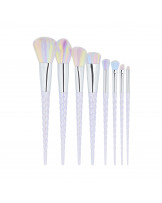 MIMO 8 Pcs Makeup Brush Set, Unicorn, Pastel