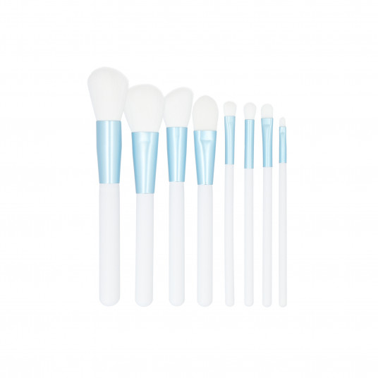 MIMO 9 stck makeup Pinsel-Set, Weiss