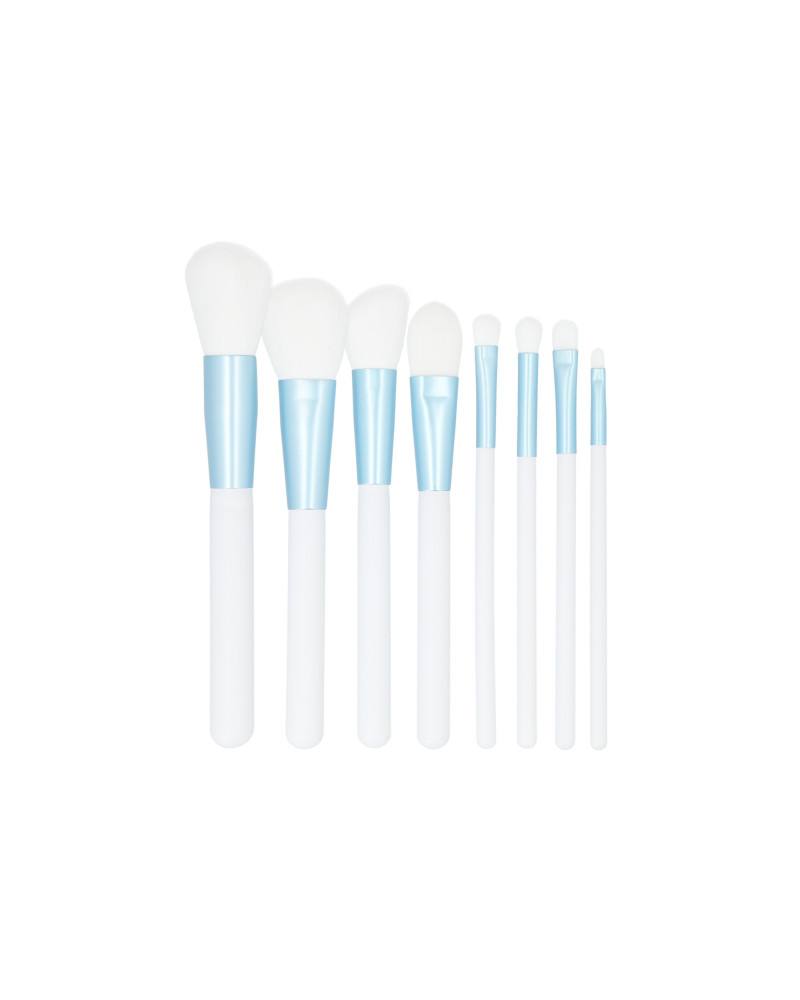 MIMO 9 stck makeup Pinsel-Set, Weiss