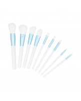 MIMO 9 stck makeup Pinsel-Set, Weiss