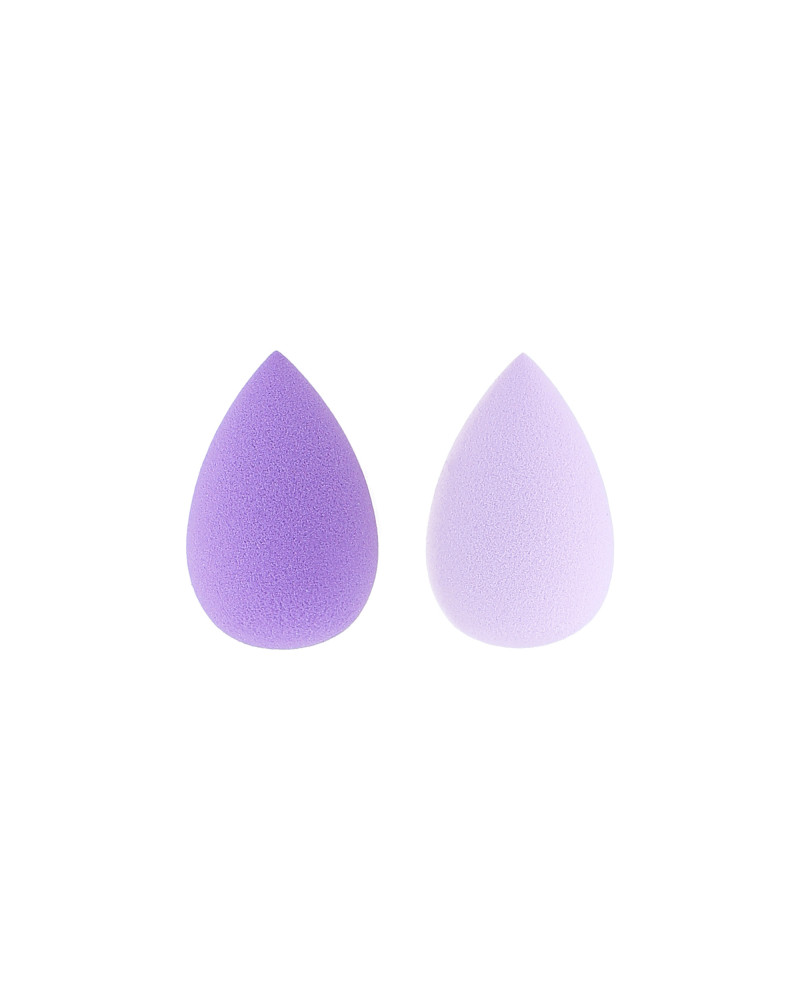 MIMO 2 Teilig Mini Makeup Schwamm Set, Violett 