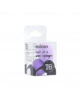 MIMO 2 Teilig Mini Makeup Schwamm Set, Violett 