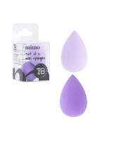 MIMO Raindrop Mini Makeup Sponges, Set of 2, Purple