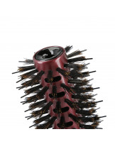 LUSSONI Natural Style Rund Holz Styling Haarbürste, Ø 22 mm
