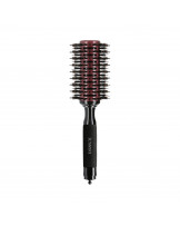 LUSSONI Natural Style Rund Holz Styling Haarbürste, Ø 38 mm