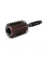 LUSSONI Natural Style Rund Holz Styling Haarbürste, Ø 50 mm
