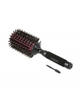 LUSSONI Natural Style Rund Holz Styling Haarbürste, Ø 50 mm