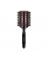 LUSSONI Natural Style Rund Holz Styling Haarbürste, Ø 65 mm