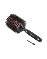 LUSSONI Natural Style Rund Holz Styling Haarbürste, Ø 65 mm