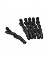 LUSSONI Krokodilklemmen, Soft-Touch-Finish, 6 Stück