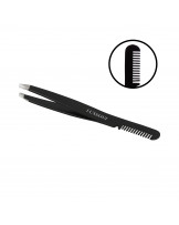 LUSSONI Slant tweezers with comb