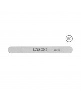 LUSSONI Pilnik do paznokci ZEBRA, Prosty, 150/150, 50 szt.