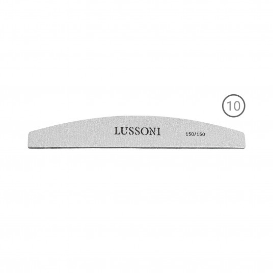 LUSSONI ZEBRA Nail Files, Bridge, 150/150, 10 pcs.