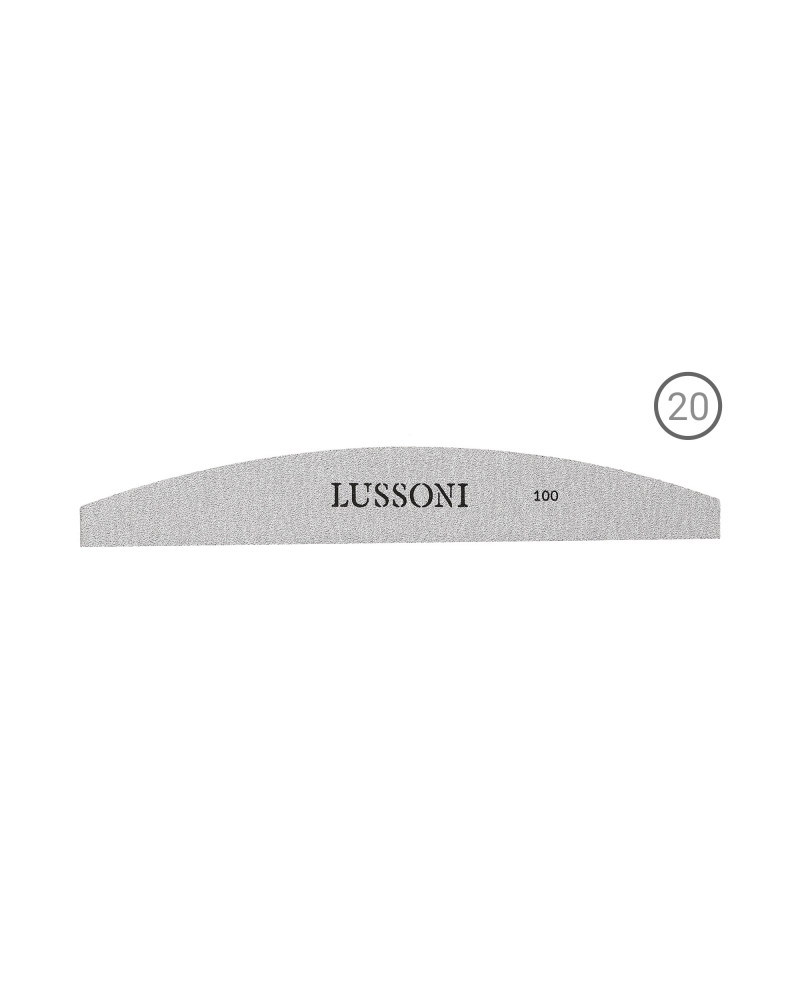 LUSSONI ZEBRA Disposable Paper Files, Bridge, grit 100, 20 pcs.