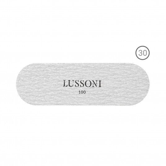 LUSSONI Disposable Foot File Strips, grit 100, 30 pcs.