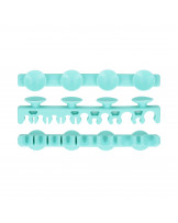 MIMO Silicone makeup brush drying rack, Turquoise