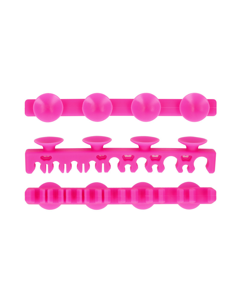 MIMO Silicone makeup brush drying rack, Hot pink