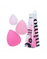 MIMO Make-up-Schwamm-Set, 3-tlg., Rosatöne
