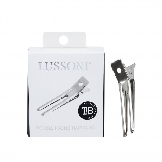 LUSSONI Double prong hair clips, 49mm, 36 pcs