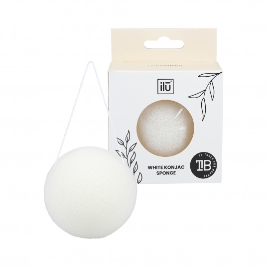 ilū Konjac sponge, White