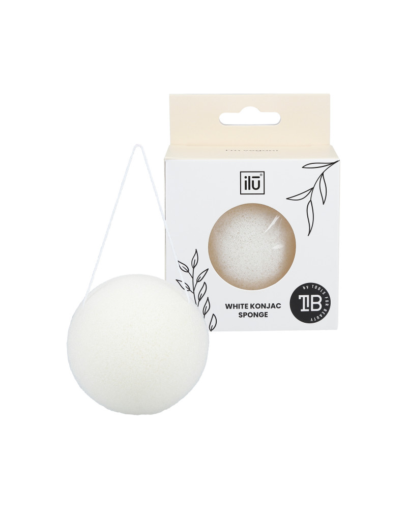 ilū Konjac sponge, White